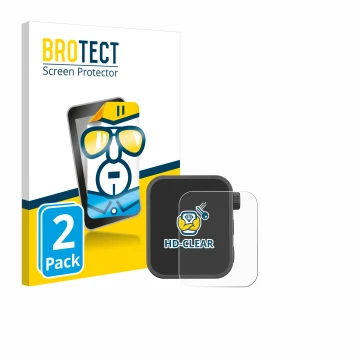 Front side of a product packaging with the brand logo BROTECT. Next to it is the device Godox X3 shown with the corresponding 