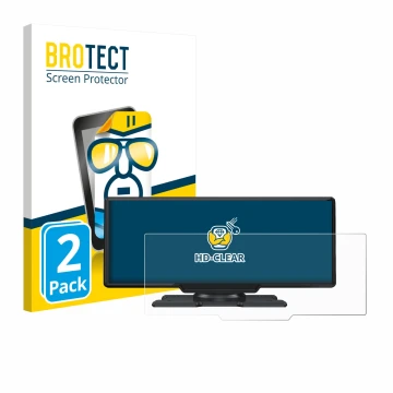 Front side of a product packaging with the brand logo BROTECT. Next to it is the device Lamto 9.26