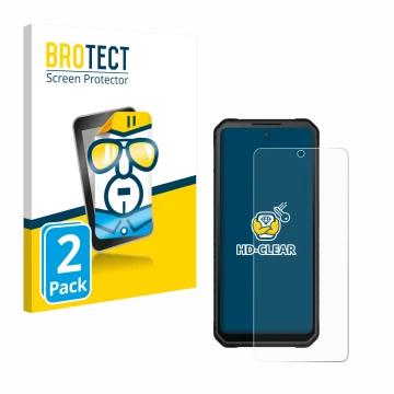 Front side of a product packaging with the brand logo BROTECT. Next to it is the device iiiF150 Raptor LTD shown with the corr