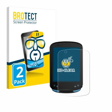 Front side of a product packaging with the brand logo BROTECT. Next to it is the device Geoid CC600 2.4