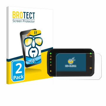 Front side of a product packaging with the brand logo BROTECT. Next to it is the device Honda ADV350 5