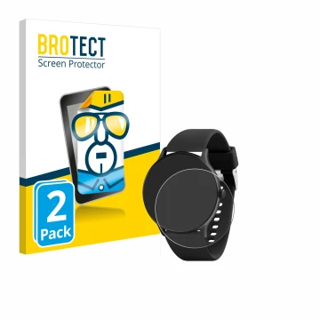 Front side of a product packaging with the brand logo BROTECT. Next to it is the device Reflex Active Series 22 shown with the