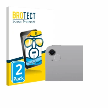 Front side of a product packaging with the brand logo BROTECT. Next to it is the device Apple iPad Air 13