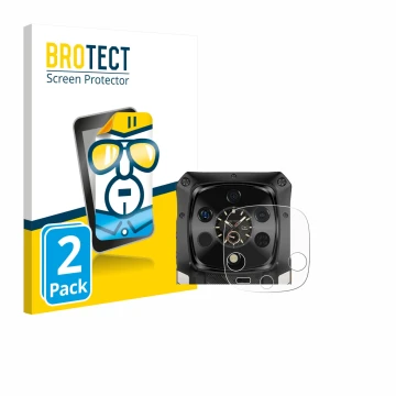 Front side of a product packaging with the brand logo BROTECT. Next to it is the device Ulefone Armor 28 Ultra Thermal (ONLY C
