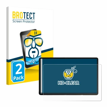 Front side of a product packaging with the brand logo BROTECT. Next to it is the device YoloLiv YoloBox Extreme shown with the