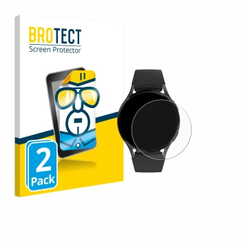 Front side of a product packaging with the brand logo BROTECT. Next to it is the device Levowatch EDGY shown with the correspo