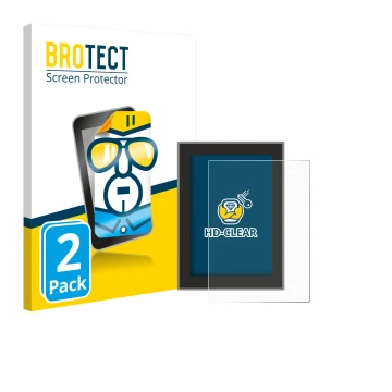 Front side of a product packaging with the brand logo BROTECT. Next to it is the device Volvo XC60 (2018–2024) shown with the 