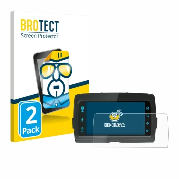 Front side of a product packaging with the brand logo BROTECT. Next to it is the device Diamond Audio MSHD14 shown with the co