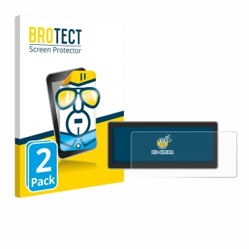 Front side of a product packaging with the brand logo BROTECT. Next to it is the device RSNAV Series 5 (Audi B8 A4/S4/RS4/A5/S