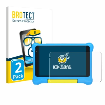 Front side of a product packaging with the brand logo BROTECT. Next to it is the device Yicty YTYTK707 shown with the correspo