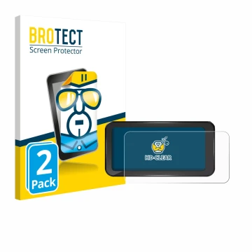 Front side of a product packaging with the brand logo BROTECT. Next to it is the device Aoocci C6 Pro 6.25