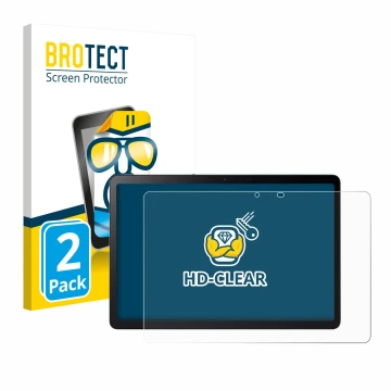 Front side of a product packaging with the brand logo BROTECT. Next to it is the device Acer Iconia V11-11 shown with the corr