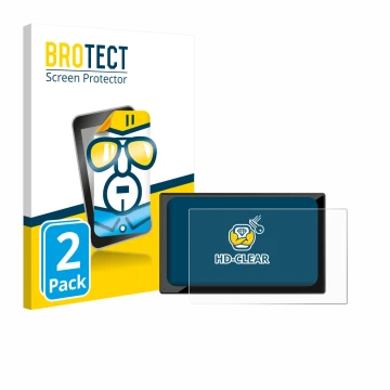 Front side of a product packaging with the brand logo BROTECT. Next to it is the device Carpuride V9 9
