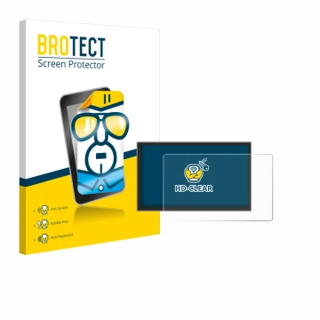 Front side of a product packaging with the brand logo BROTECT. Next to it is the device Leapmotor C10 2025 shown with the corr