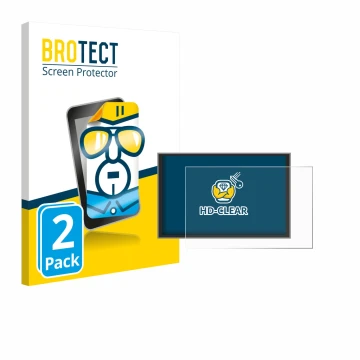 Front side of a product packaging with the brand logo BROTECT. Next to it is the device Renault Master 2025 shown with the cor