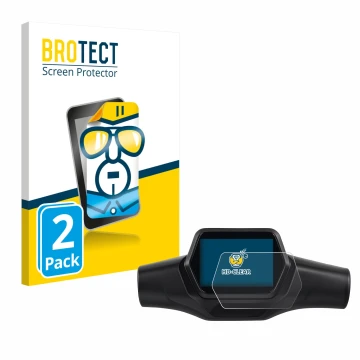 Front side of a product packaging with the brand logo BROTECT. Next to it is the device Segway Ninebot ZT3 Pro D shown with th