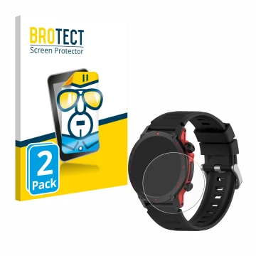 Front side of a product packaging with the brand logo BROTECT. Next to it is the device Popglory S136 shown with the correspon