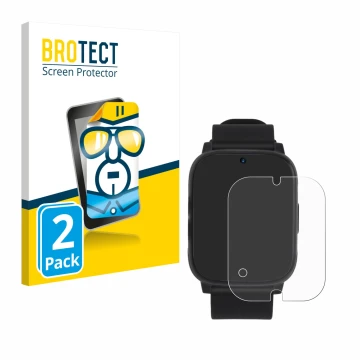 Front side of a product packaging with the brand logo BROTECT. Next to it is the device NikuTRAX NC83S shown with the correspo