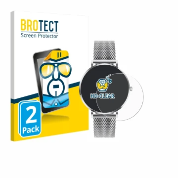 Front side of a product packaging with the brand logo BROTECT. Next to it is the device Pireware Amory 5 Mini shown with the c