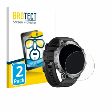 Front side of a product packaging with the brand logo BROTECT. Next to it is the device LIGE EF13 1.85