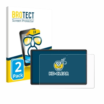 Front side of a product packaging with the brand logo BROTECT. Next to it is the device ZIOVO Z118 10.1