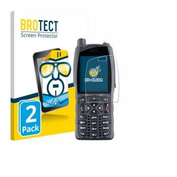 Front side of a product packaging with the brand logo BROTECT. Next to it is the device Sepura SC2020 shown with the correspon