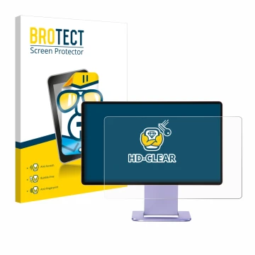 Front side of a product packaging with the brand logo BROTECT. Next to it is the device Sotsu FlipAction Touch 14