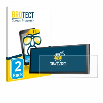 Front side of a product packaging with the brand logo BROTECT. Next to it is the device Krunia 9.26