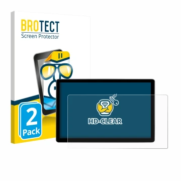 Front side of a product packaging with the brand logo BROTECT. Next to it is the device Skoda Elroq 60 2026 shown with the cor