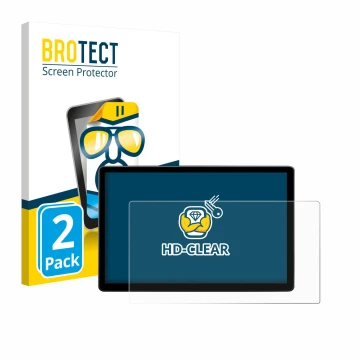 Front side of a product packaging with the brand logo BROTECT. Next to it is the device Skoda Elroq RS 2026 shown with the cor