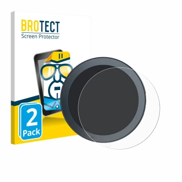 Front side of a product packaging with the brand logo BROTECT. Next to it is the device QJ Motor SRV 600 shown with the corres