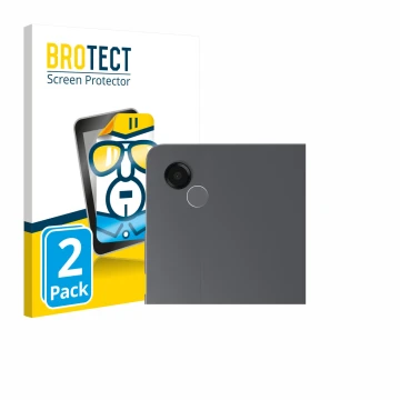 Front side of a product packaging with the brand logo BROTECT. Next to it is the device Samsung Galaxy Tab A11 Plus 5G 11