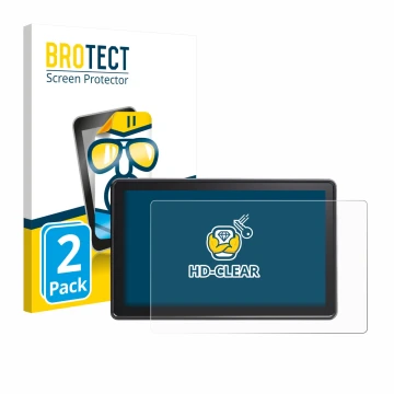 Front side of a product packaging with the brand logo BROTECT. Next to it is the device Osee G7 Pro shown with the correspondi