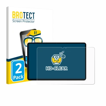 Front side of a product packaging with the brand logo BROTECT. Next to it is the device VALE V12X LTE-8128 12.6