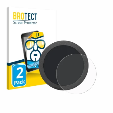 Front side of a product packaging with the brand logo BROTECT. Next to it is the device Elecrow Display 2.8