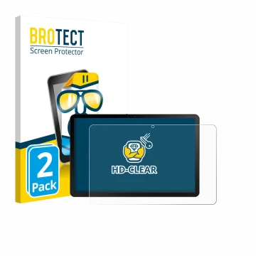 Front side of a product packaging with the brand logo BROTECT. Next to it is the device Ainmel G9 11.5