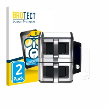 Front side of a product packaging with the brand logo BROTECT. Next to it is the device KOENIC KTAF-TR shown with the correspo