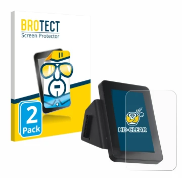 Front side of a product packaging with the brand logo BROTECT. Next to it is the device Anycubic Kobra 3 V2 Combo shown with t