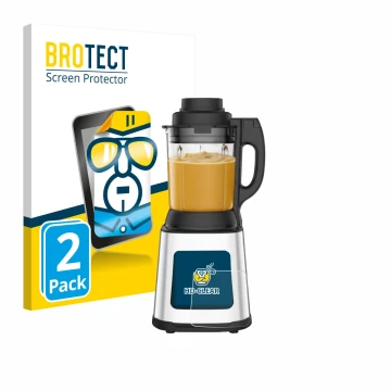 Front side of a product packaging with the brand logo BROTECT. Next to it is the device Moulinex LM83SD10 shown with the corre