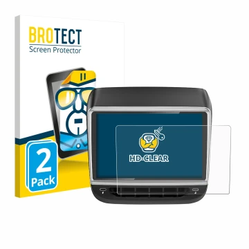 Front side of a product packaging with the brand logo BROTECT. Next to it is the device Tlyard T10 shown with the correspondin