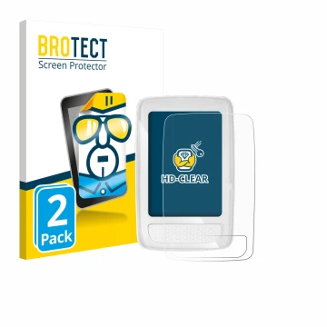 Front side of a product packaging with the brand logo BROTECT. Next to it is the device Giant Axact 14W shown with the corresp