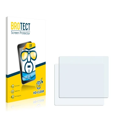 Front side of a product packaging with the brand logo BROTECT. Next to it is the corresponding screen protector.