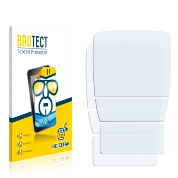 Front side of a product packaging with the brand logo BROTECT. Next to it is the corresponding screen protector.