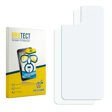 Front side of a product packaging with the brand logo BROTECT. Next to it is the corresponding screen protector.