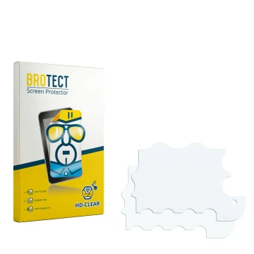 Front side of a product packaging with the brand logo BROTECT. Next to it is the corresponding screen protector.