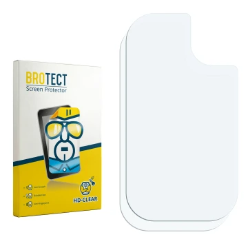 Front side of a product packaging with the brand logo BROTECT. Next to it is the corresponding screen protector.