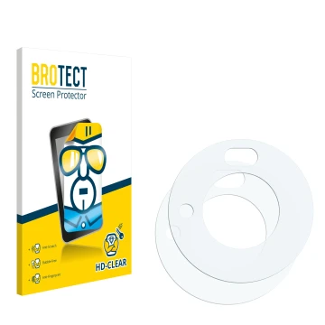 Front side of a product packaging with the brand logo BROTECT. Next to it is the corresponding screen protector.