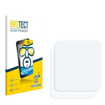 Front side of a product packaging with the brand logo BROTECT. Next to it is the corresponding screen protector.