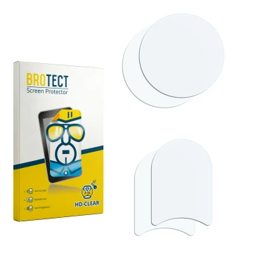 Front side of a product packaging with the brand logo BROTECT. Next to it is the corresponding screen protector.