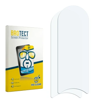 Front side of a product packaging with the brand logo BROTECT. Next to it is the corresponding screen protector.